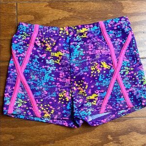 Colorful Patterned Athletic Shorts
